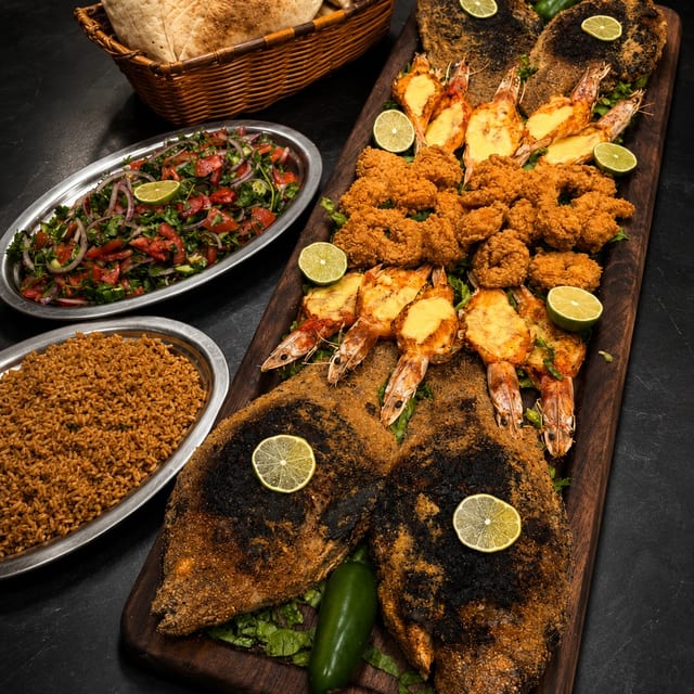 4 Tilapia/بلطي & Shrimps Special Offer.