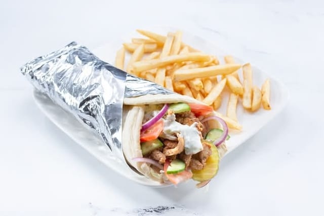 Chicken Shawarma Tray.