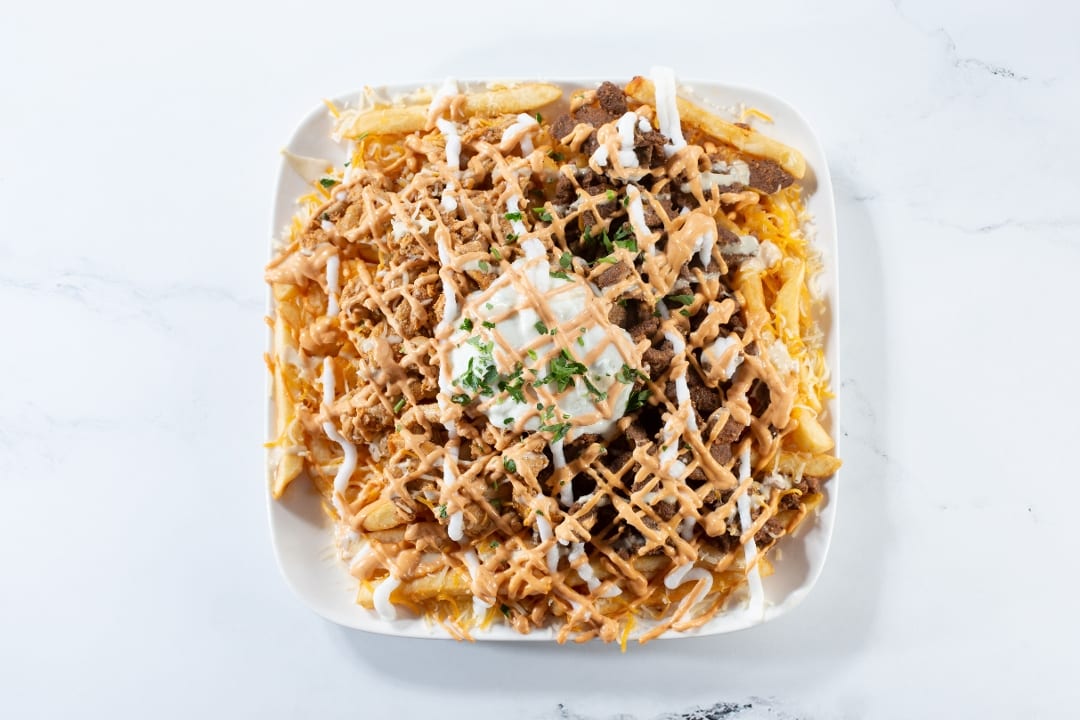 Loaded Chicken Shawarma Fries